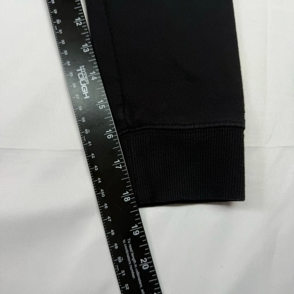 Hurley Kids Black Fleece Sweatpants with white Logo Boys Size 6 - Picture 3 of 6